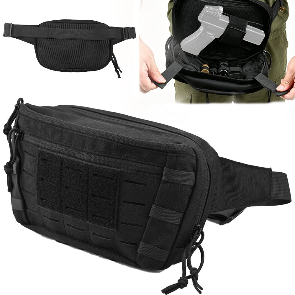 Edc Carry Pistols - Sac banane tactique pour pistolet, holster