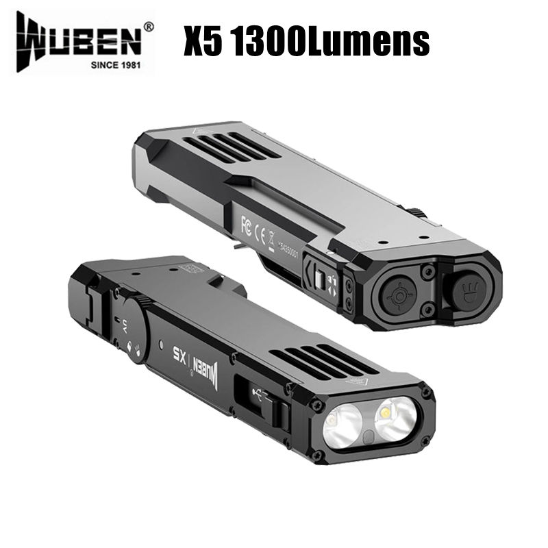 Edc Carry Flashlight - WUBEN X5 Lampe de poche compacte