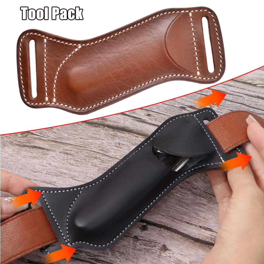 Leather Edc. Carry Pouch - Étui tactique pour outils EDC, étui