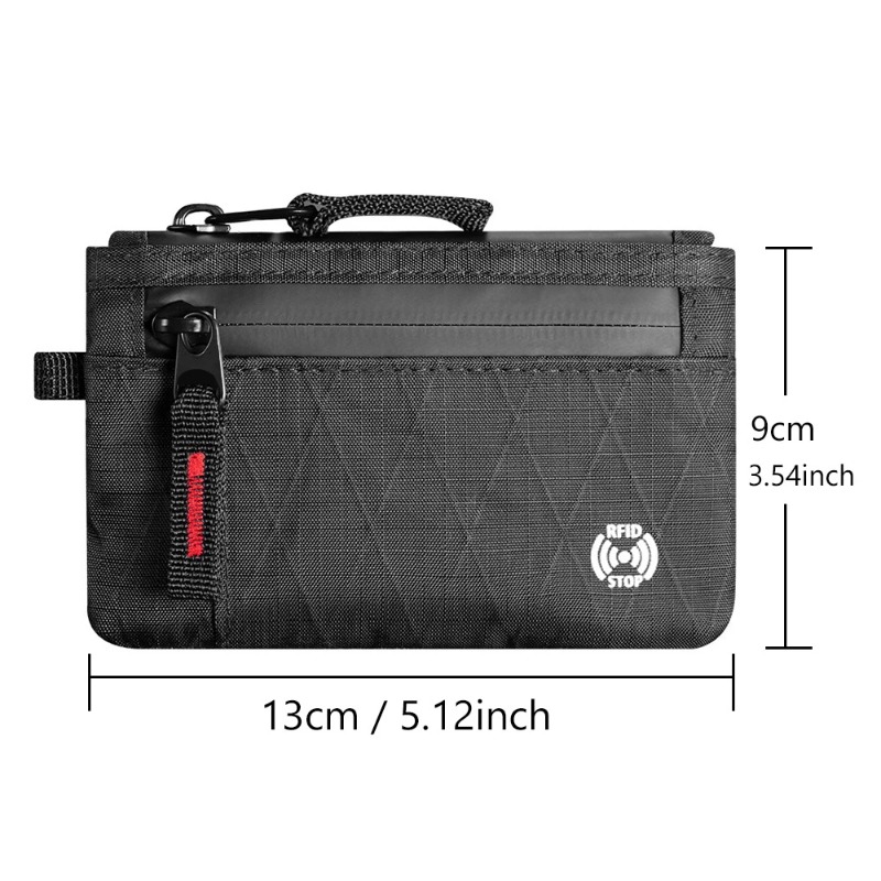 Edc Carry Card - Portefeuille EDC anti-vol RFID ultra-fin, porte-monnaie