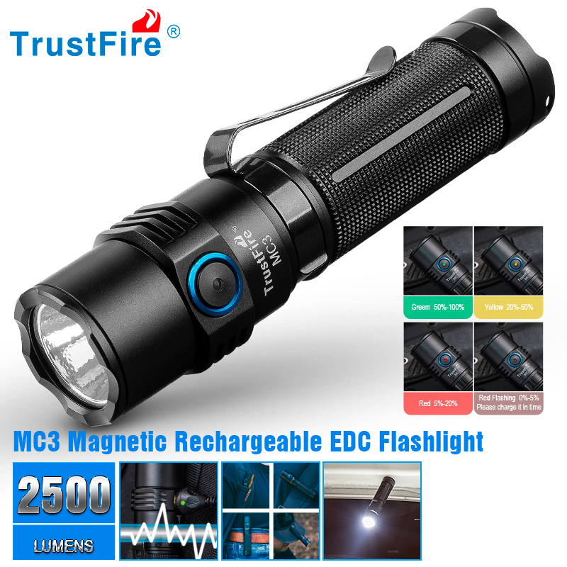 Edc Car Carry - Trustfire Mc3 lampe de poche LED