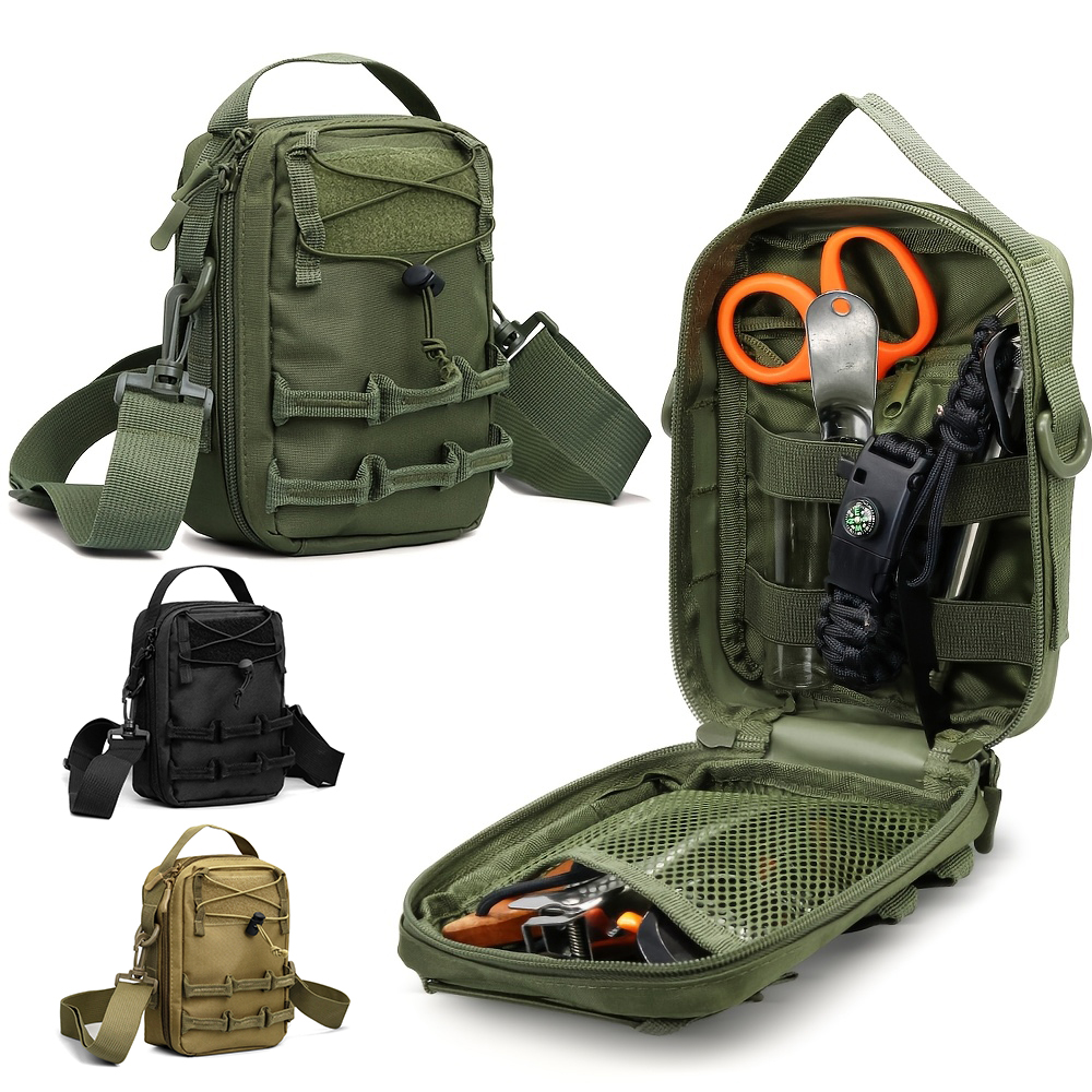 Edc Carry Pocket - Pochette tactique Molle avec bandoulière, pochette