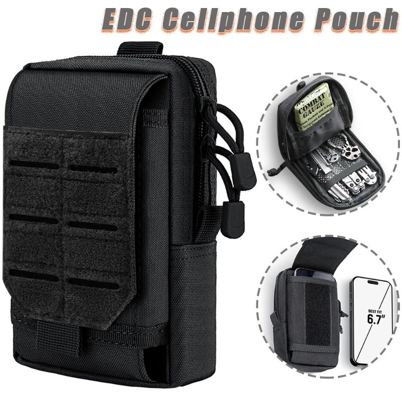 Edc Carry Pocket - Sac de ceinture tactique MOLLE EDC