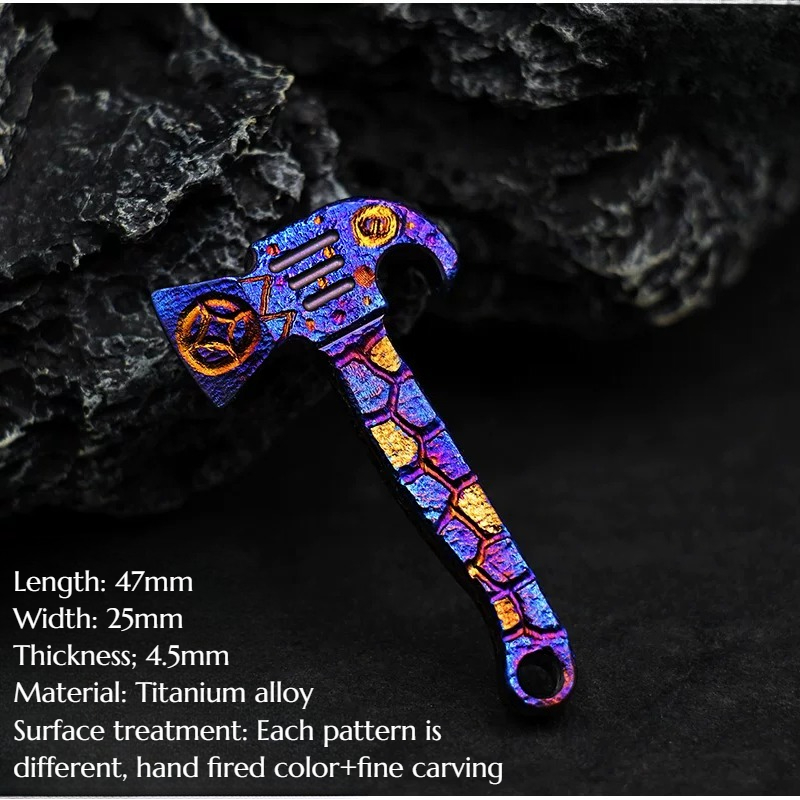Titanium Pry Bar - Mini hache en alliage de titane