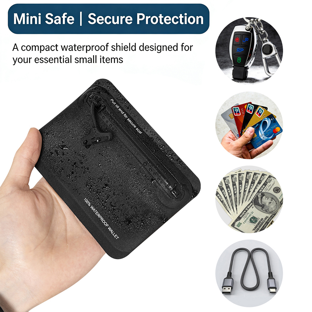 Porte-monnaie à fermeture écla - Leather Edc. Carry Pouch avis et prix