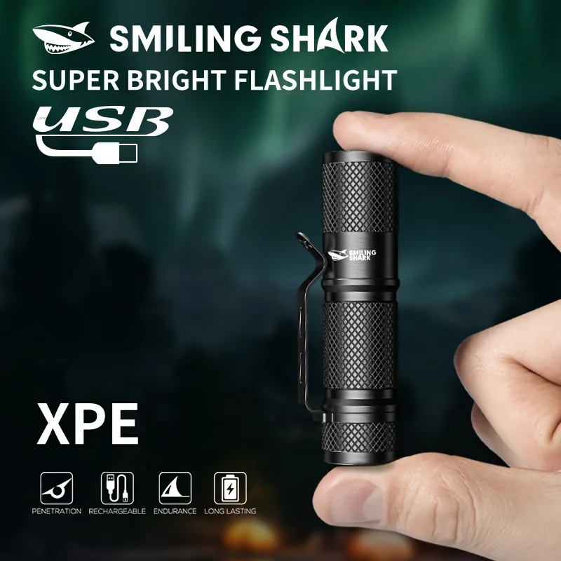 SMILING SHARK Mini lampe torch - Edc (Every Day Carry avis et prix