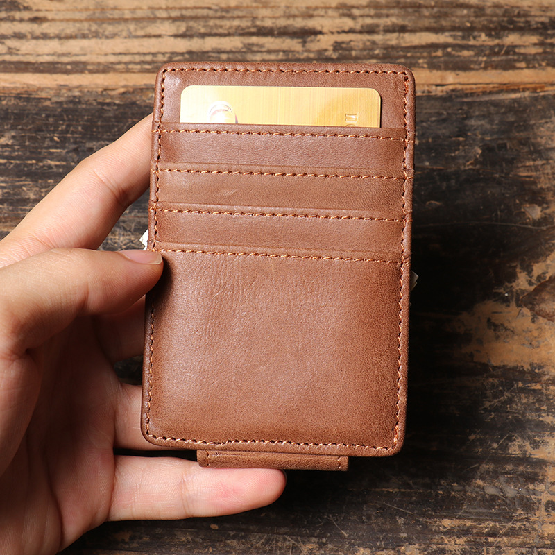 Portefeuille fin pour homme en - Money Clip Magnetic avis et prix