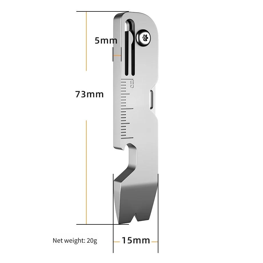 Couteau pliant multifonction e - Titanium Pry Bar avis et prix