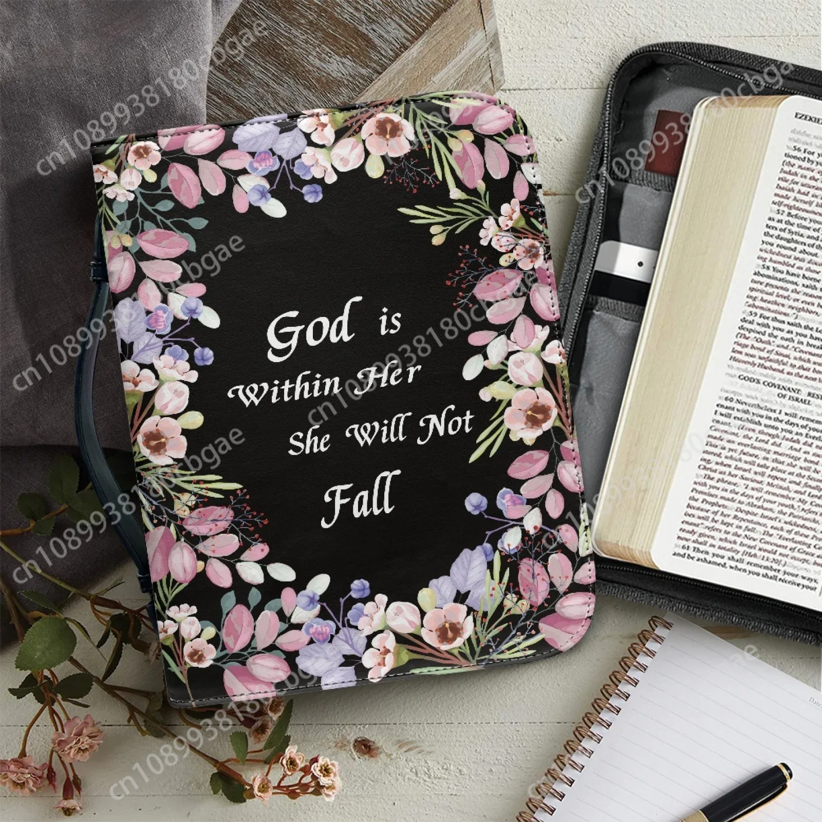 Sac Bible en cuir à motif de v - Edc Carry Bag avis et prix