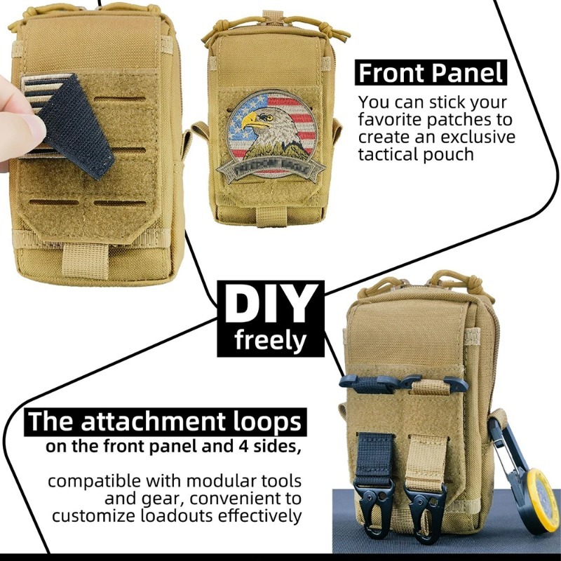Sac de ceinture tactique MOLLE - Edc Carry Pocket avis et prix