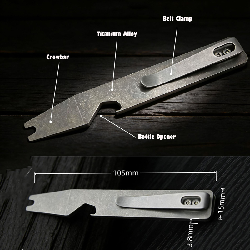 Barre à levier multifonctionne - Titanium Pry Bar avis et prix
