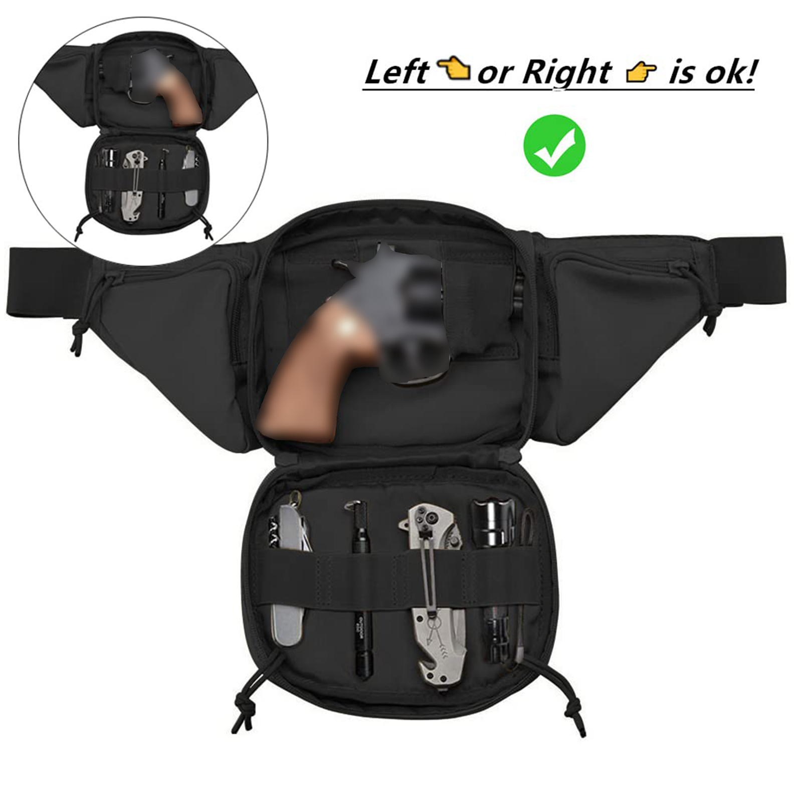 Sac banane tactique étanche po - Edc Carry Pistols avis et prix