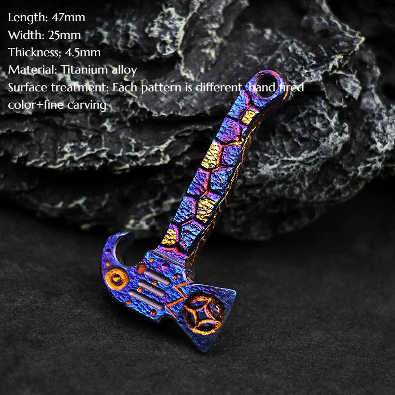 Mini hache en alliage de titan - Titanium Pry Bar avis et prix