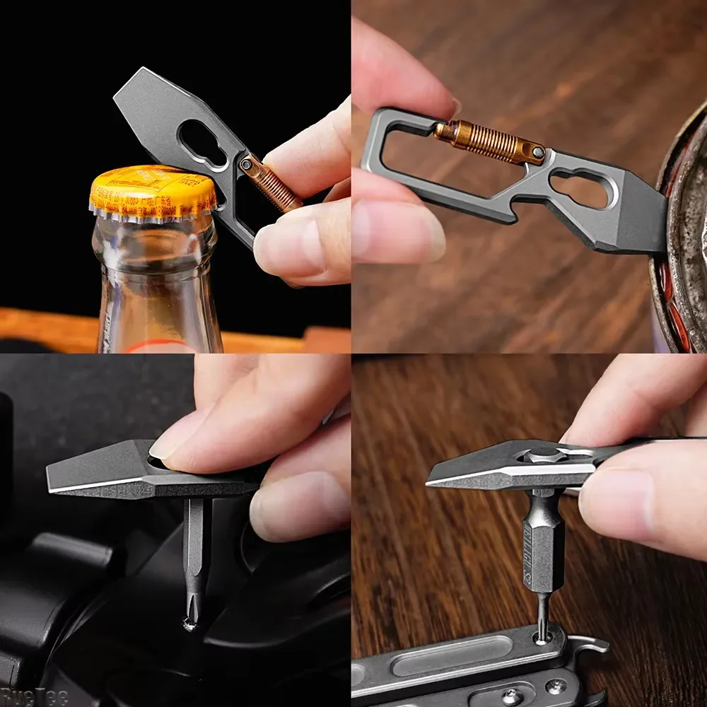 Porte-clés multifonction 6cm 5 - Titanium Pry Bar avis et prix